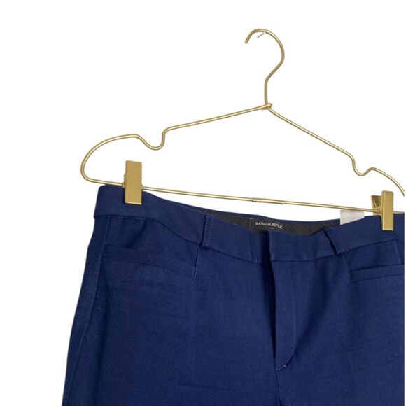 H&M Women's Tailored Blue Ankle Pants - Size US 6 (WP401) - Picture 6 of 9